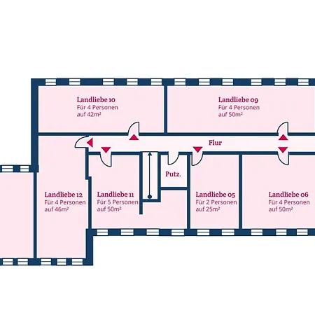 Landliebe 5 酒店 *